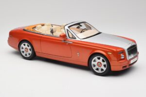 Rolls-Royce Phantom Drophead Coupe Mandarin Narancssárga Kyosho 1:18 08871P Fém – 8. kép a 10-ből