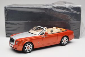 Rolls-Royce Phantom Drophead Coupe Mandarin Narancssárga Kyosho 1:18 08871P Fém – 10. kép a 10-ből