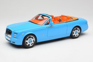 Rolls-Royce Phantom Drophead Coupe Powder Kék Kyosho 1:18 08871BL Fém