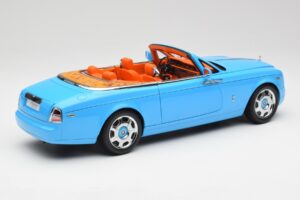 Rolls-Royce Phantom Drophead Coupe Powder Kék Kyosho 1:18 08871BL Fém – 5. kép a 10-ből