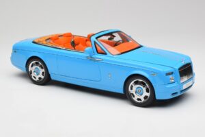 Rolls-Royce Phantom Drophead Coupe Powder Kék Kyosho 1:18 08871BL Fém – 8. kép a 10-ből