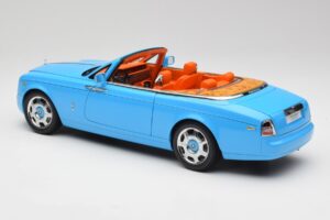 Rolls-Royce Phantom Drophead Coupe Powder Kék Kyosho 1:18 08871BL Fém – 9. kép a 10-ből