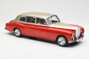 Rolls-Royce Phantom VI Piros Világos Bézs Kyosho 1:18 08905RLB Fém – 6. kép a 8-ből