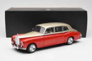 Rolls-Royce Phantom VI Piros Világos Bézs Kyosho 1:18 08905RLB Fém – 8. kép a 8-ből