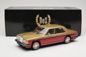 Rolls-Royce Silver Spirit Bézs Piros BoS Models 1:18 BOS061 Gyanta – 6. kép a 6-ből