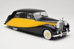 Rolls-Royce Silver Wraith Empress by Hooper Fekete & Sárga MCG 1:18 MCG18066 Fém – 4. kép a 6-ből