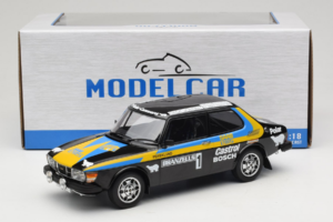 Saab 99 EMS #1 P. Eklund / B. Cederberg Rally Sweden 1977 MCG 1:18 MCG18825R Fém – 6. kép a 6-ből