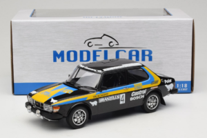 Saab 99 EMS #4 S. Blomqvist / H. Sylvan Rally Sweden Winner 1977 MCG 1:18 MCG18826R Fém – 6. kép a 6-ből