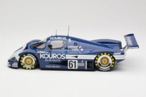 Sauber Mercedes C9 Kouros Racing #61 M. Thackwell / H. Pescarolo 24 Hours of Le Mans 1987 Minichamps 1:18 155873561 Fém – 3. kép a 6-ből