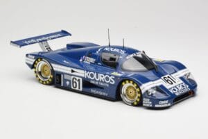 Sauber Mercedes C9 Kouros Racing #61 M. Thackwell / H. Pescarolo 24 Hours of Le Mans 1987 Minichamps 1:18 155873561 Fém – 4. kép a 6-ből