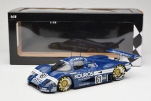 Sauber Mercedes C9 Kouros Racing #61 M. Thackwell / H. Pescarolo 24 Hours of Le Mans 1987 Minichamps 1:18 155873561 Fém – 6. kép a 6-ből