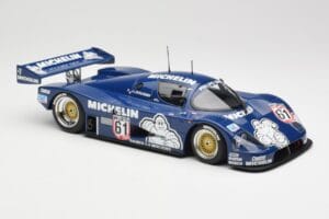 Sauber Mercedes C9 Michelin #61 J-L. Schlesser Winner ADAC Supersprint 1987 Minichamps 1:18 155873581 Fém – 4. kép a 6-ből