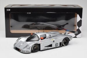 Sauber Mercedes C9 #61 M. Baldi / K. Acheson / G. Brancatelli 2nd Place 24 Hours of Le Mans 1989 Minichamps 1:18 155893561 Fé – 6. kép a 6-ből