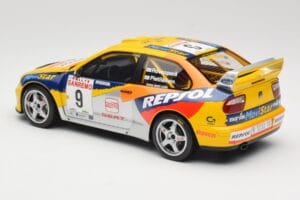 SEAT Cordoba WRC Evo 2 #9 H. Rovanpera / R. Pietilainen Rally San Remo 1999 Otto 1:18 OT483 Gyanta – 5. kép a 6-ből