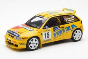 SEAT Ibiza Kit Car Evo 2 #15 H. Rovanpera / R. Pietilanen Rally Monte Carlo 1998 Otto 1:18 OT445 Gyanta