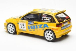SEAT Ibiza Kit Car Evo 2 #15 H. Rovanpera / R. Pietilanen Rally Monte Carlo 1998 Otto 1:18 OT445 Gyanta – 5. kép a 6-ből