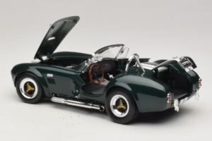 Shelby Cobra 427 S/C Sötétzöld Fehér Csíkok Road Signature 1:18 92058-P1 Fém – 5. kép a 8-ből