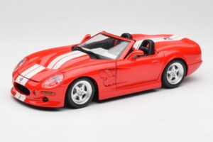 Shelby Series 1 Kabrió Piros Bburago 1:18 3353 Fém