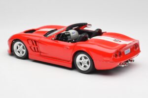 Shelby Series 1 Kabrió Piros Bburago 1:18 3353 Fém – 7. kép a 8-ből