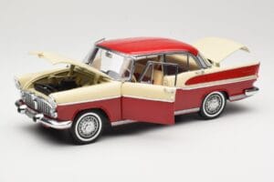 Simca Chambord Piros & Elefántcsont Norev 1:18 185721 Fém – 2. kép a 8-ből
