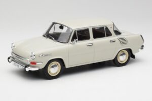 Skoda 1000 MB Szürke & Fehér MCG 1:18 MCG18275 Fém