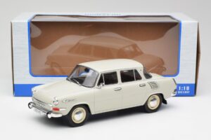 Skoda 1000 MB Szürke & Fehér MCG 1:18 MCG18275 Fém – 6. kép a 6-ből