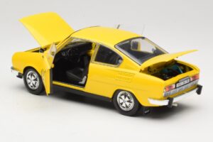Skoda 110R Coupe Sárga Abrex 1:18 118ABS-707GK Fém – 5. kép a 8-ből