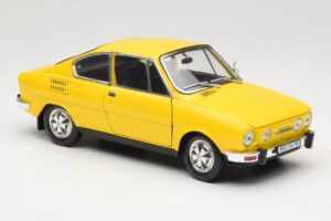 Skoda 110R Coupe Sárga Abrex 1:18 118ABS-707GK Fém – 6. kép a 8-ből
