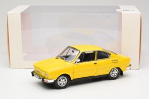Skoda 110R Coupe Sárga Abrex 1:18 118ABS-707GK Fém – 8. kép a 8-ből