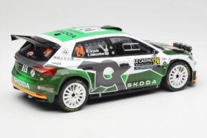 Skoda Fabia Rally2 #24 N. Gryazin / K. Aleksandrov Rally Monte Carlo 2023 IXO 1:18 18RMC155B Fém – 2. kép a 6-ből