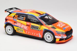 Skoda Fabia Rally2 #25 P. Lopez Rally Monte Carlo 2024 IXO 1:18 18RMC199 Fém – 4. kép a 6-ből