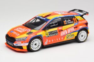 Skoda Fabia Rally2 #25 P. Lopez Rally Monte Carlo 2024 IXO 1:18 18RMC199 Fém