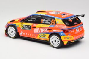 Skoda Fabia Rally2 #25 P. Lopez Rally Monte Carlo 2024 IXO 1:18 18RMC199 Fém – 5. kép a 6-ből