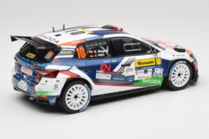 Skoda Fabia Rally2 #10 S. Wagner / G. Winter Barum Czech Rally Zlín 2024 IXO 1:18 18RMC221 Fém – 2. kép a 6-ből