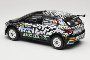 Skoda Fabia Rally2 #20 O. Solberg / E. Edmund Safari Rally Kenya 2024 IXO 1:18 18RMC222 Fém – 5. kép a 6-ből