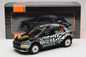 Skoda Fabia Rally2 #20 O. Solberg / E. Edmund Safari Rally Kenya 2024 IXO 1:18 18RMC222 Fém – 6. kép a 6-ből