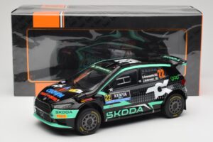 Skoda Fabia Rally2 #22 Toksport G. Greensmith / J. Andersson Safari Rally Kenya 2024 IXO 1:18 18RMC209 Fém – 6. kép a 6-ből