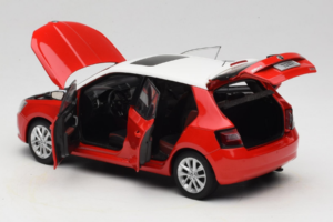 Skoda Fabia Mk3 Piros OEM 1:18 ZSF00004ROT Fém – 5. kép a 8-ből