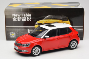 Skoda Fabia Mk3 Piros OEM 1:18 ZSF00004ROT Fém – 8. kép a 8-ből