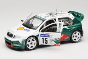 Skoda Fabia WRC #15 T. Gardemeister / P. Lukander WRC 1999 Solido 1:18 90457 Fém – 2. kép a 8-ből