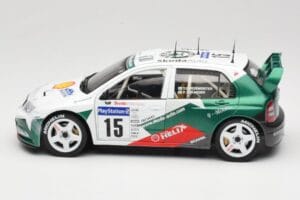 Skoda Fabia WRC #15 T. Gardemeister / P. Lukander WRC 1999 Solido 1:18 90457 Fém – 4. kép a 8-ből