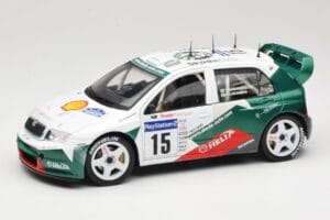 Skoda Fabia WRC #15 T. Gardemeister / P. Lukander WRC 1999 Solido 1:18 90457 Fém