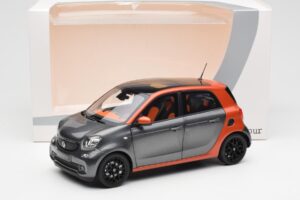 Smart Forfour W453 Lava Narancssárga Grafit Szürke Norev 1:18 B66960298 Fém – 8. kép a 8-ből