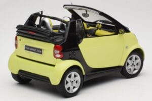 Smart Fortwo 450 Cabrio Sárga Minichamps 1:18 0012889V001C49Q00 Fém – 3. kép a 8-ből