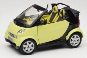 Smart Fortwo 450 Cabrio Sárga Minichamps 1:18 0012889V001C49Q00 Fém