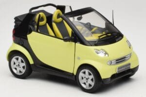 Smart Fortwo 450 Cabrio Sárga Minichamps 1:18 0012889V001C49Q00 Fém – 6. kép a 8-ből