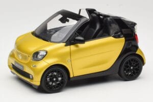 Smart Fortwo 453 Kabrió Fekete És Sárga Norev 1:18 B66960289 Fém