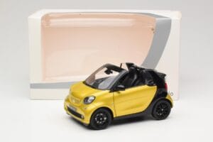 Smart Fortwo 453 Kabrió Fekete És Sárga Norev 1:18 B66960289 Fém – 8. kép a 8-ből