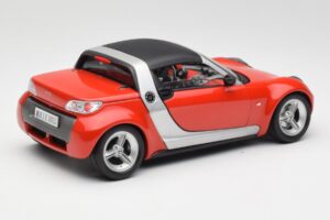 Smart Roadster Piros Bburago 1:18 34099 Fém – 3. kép a 8-ből