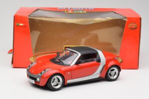 Smart Roadster Piros Bburago 1:18 34099 Fém – 8. kép a 8-ből